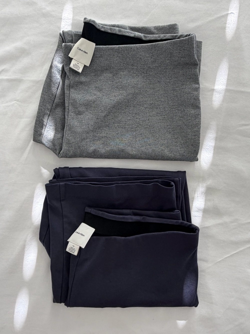 Calvin Klein Dress Pants - Set of 2  Navy and Gray Size Large **Worn once**
